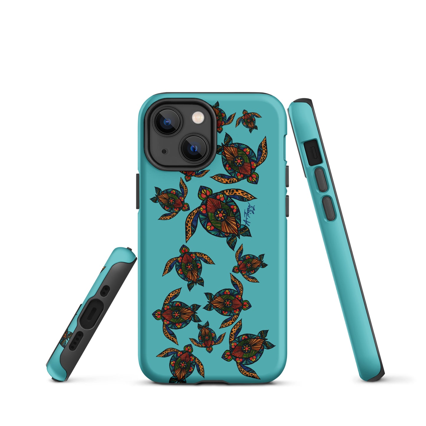 Stain Glass Turtle Tough iPhone case